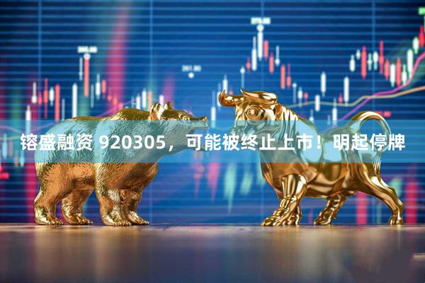 镕盛融资 920305，可能被终止上市！明起停牌
